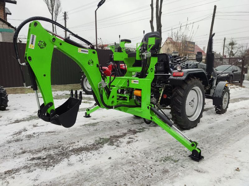 Навісний екскаватор Гриф Minidiger green для мінітрактора Гриф green фото